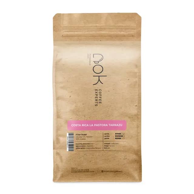 Costa Rica La Pastora Tarrazu - Çekirdek (Öğütülmemiş) - 1 Kg
