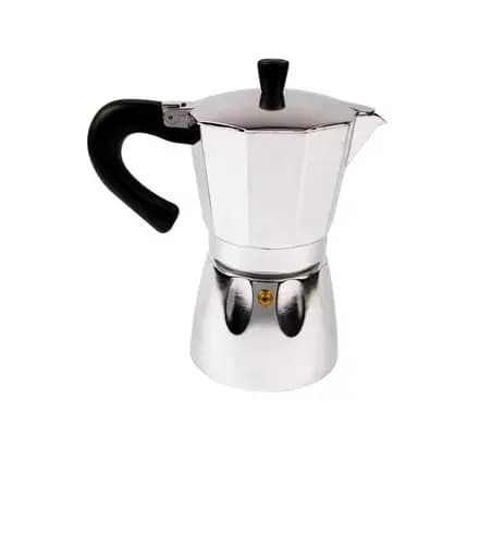 CoffeeHutt Aloha Moka Pot 150 ml 3 Cup Gri