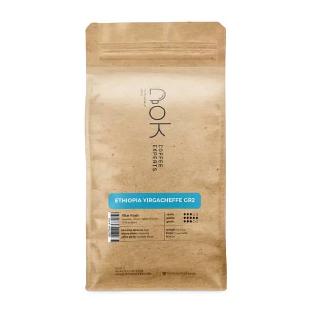 Ethiopia Yirgacheffe Grade2 - Çekirdek (Öğütülmemiş) - 1 Kg
