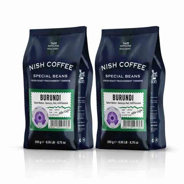 Nish Filtre Kahve Burundi 2x250 Gr