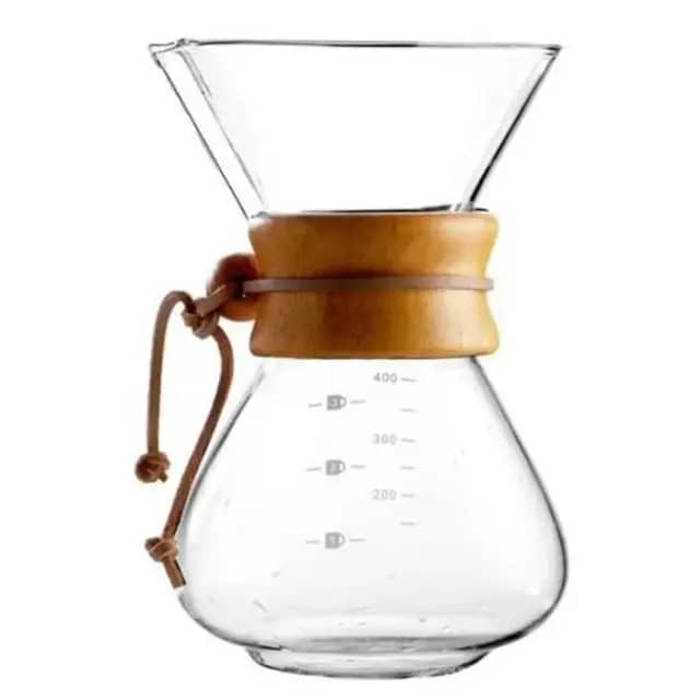 Chemex - 6 Cup 800 ml Ahşap Tutacaklı Kahve Demleme