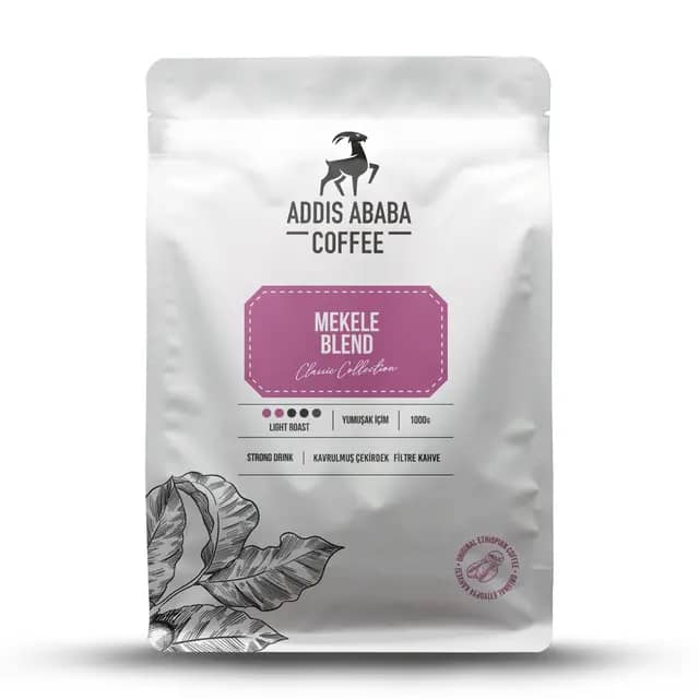 Mekele Blend Kavrulmuş Çekirdek Kahve 1000 Gr