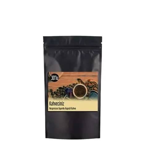 KAHVECİNİZ ESPRESSO NESPRESSO UYUMLU KAPSÜL KAHVE 30'LU
