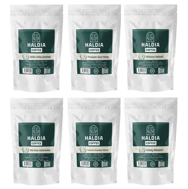 Haldia 6x100gr Nitelikli Kahve Tadım Seti