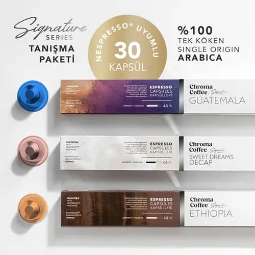 Signature Series Tanışma Paketi 30x Kapsül Kahve