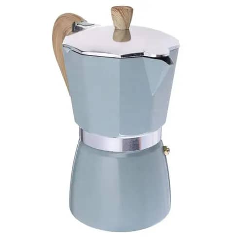 CoffeeHutt Aloha Moka Pot 150 ml 3 Cup Turkuaz