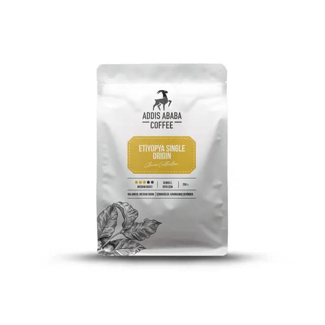 Etiyopya Single Orgin Çekirdek Kahve 250 Gr