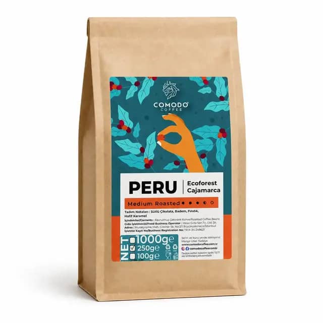 Comodo Coffee Peru Ecoforest Cajamarca 250g