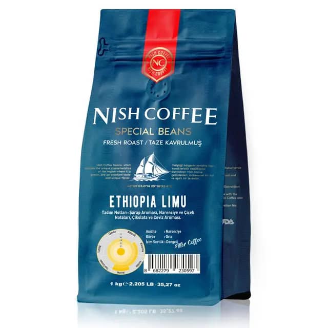Nish Filtre Kahve Etiyopya Limu 1 Kg