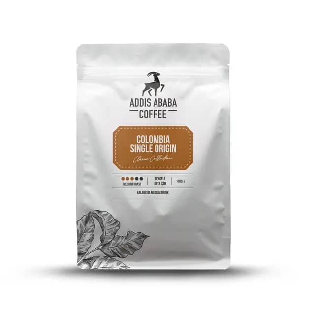 Kolombiya Single Orgin Çekirdek Kahve 1000 Gr