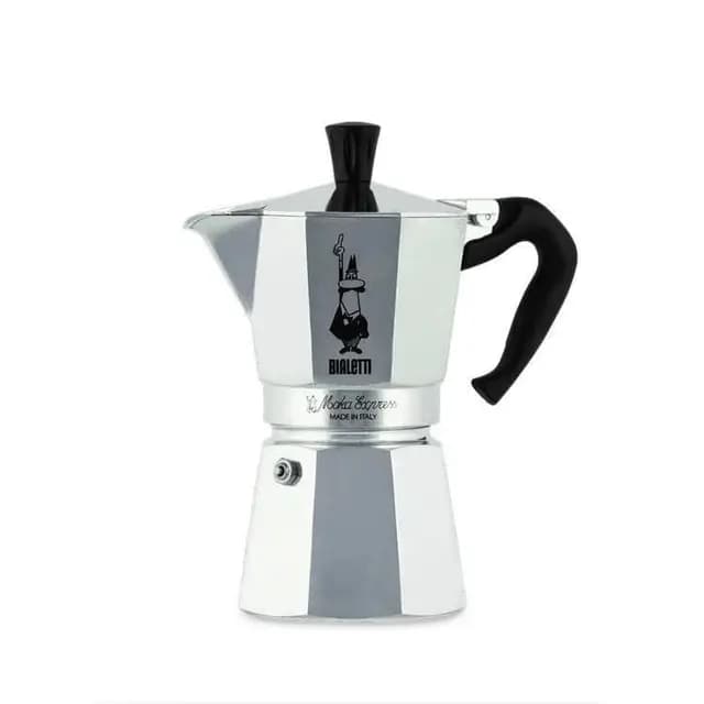 Bialetti Moka Pot Metal Express 3 Cup