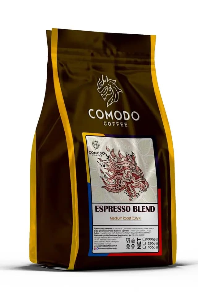Comodo Coffee Espresso Blend 250g Wholesale Cafe