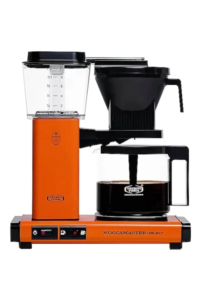 Turuncu | Moccamaster Select Filtre Kahve Makinesi Cam Potlu
