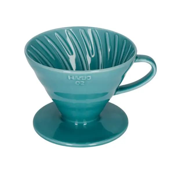 V60 02 SERAMIK DRIPPER TURKUAZ