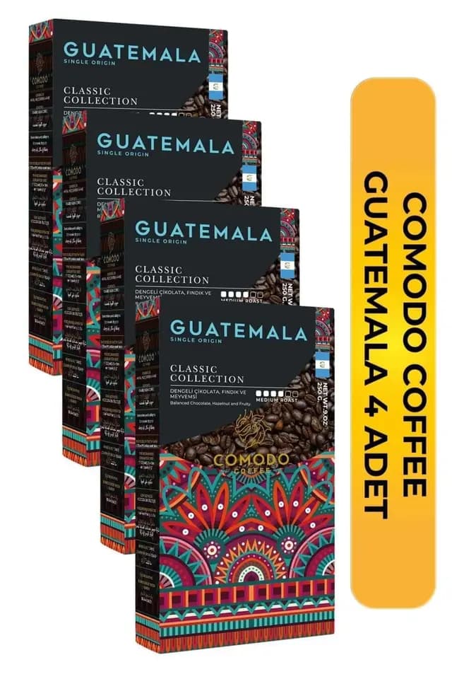 Comodo Coffee Guatemala Kahvesi 250gr X 4 (1000gr)