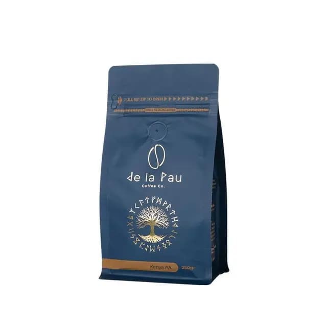 De La Pau Kenya AA Öğütülmüş Yöresel Kahve 250 Gr