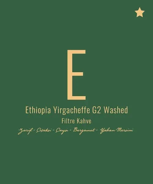 ETHIOPIA YIRGACHEFFE G2 GABANA FILTRE 200G