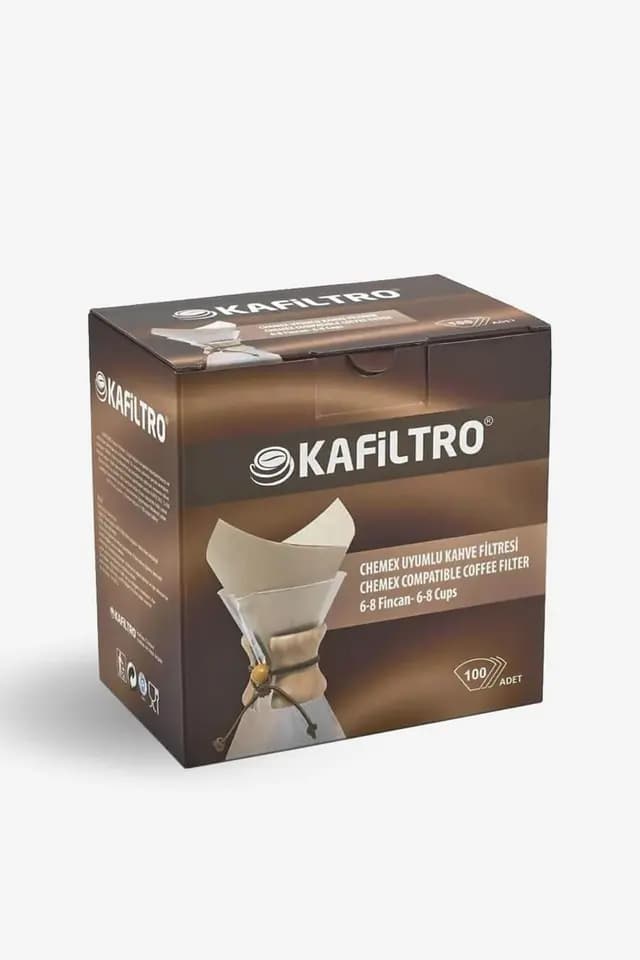 Kafiltro - Chemex 6-8 Cup Uyumlu Filtre Kağıdı