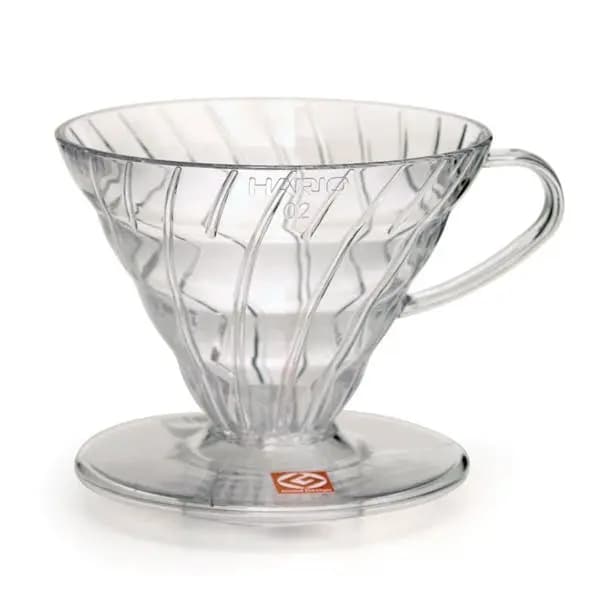 V60 02 PLASTIK DRIPPER ŞEFFAF