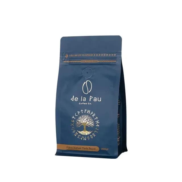 De La Pau Dark Roast Blend Filtre Kahve %80 Arabica Öğütülmüş 250 gr