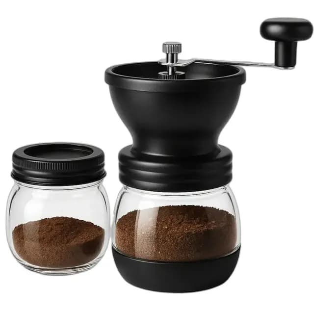 Coffee Grinder Seramik Cam Kahve Öğütücü
