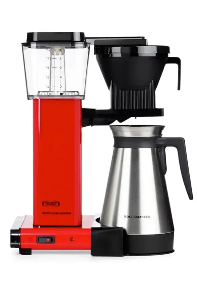Kırmızı | Moccamaster Select Filtre Kahve Makinesi Termoslu