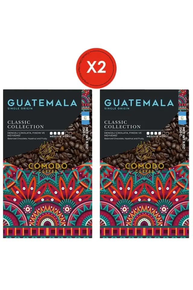 Comodo Coffee Guatemala Kahvesi 2 X 250 gr Fırsat Paketi