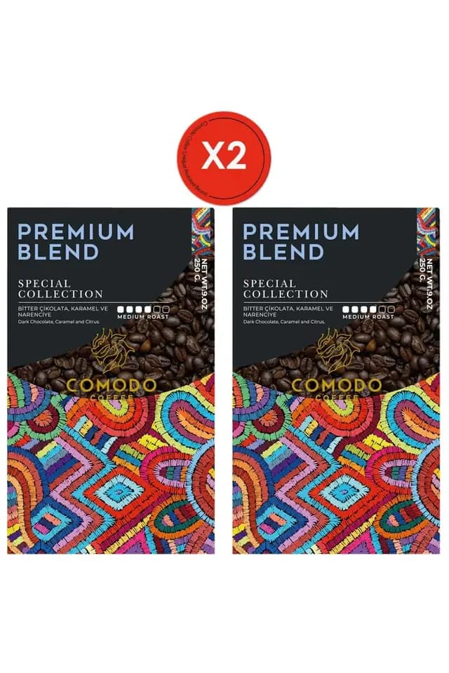 Comodo Coffee Premium Blend 2x 250 Gr Fırsat Paketi