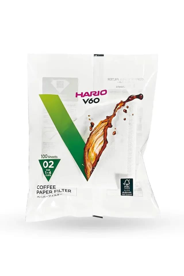 Hario - V60 No:02 Kahve Filtre Kağıdı | 100 Adet