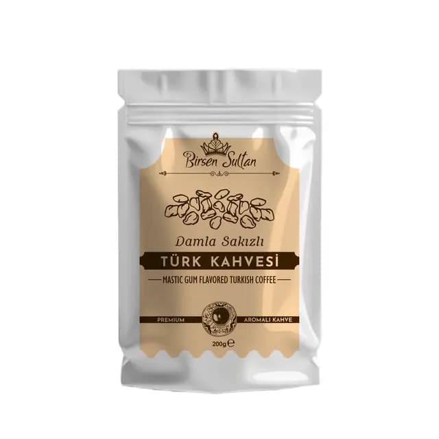 Birsen Sultan Damla Sakız Aromalı Türk Kahvesi 200 gr - Ela Kahve