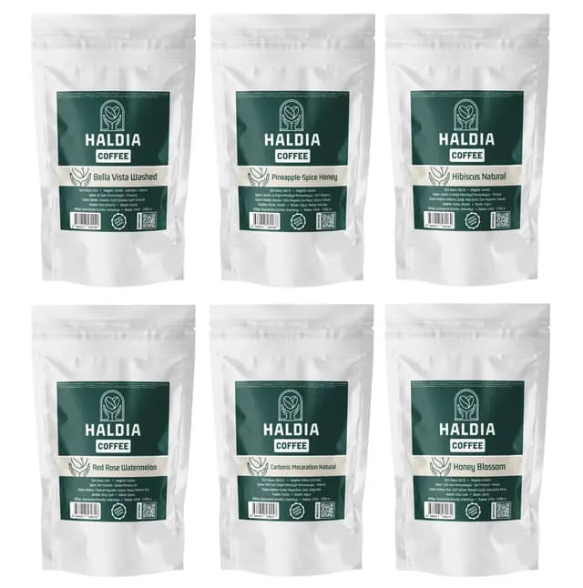 Haldia 6x100gr Nitelikli Kahve Tadım Seti