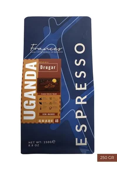 %100 Arabica Uganda Drugar| Espresso | 250 GR | Orta-Yüksek Yoğunluk