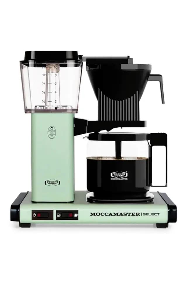 Pastel Yeşil | Moccamaster Select Filtre Kahve Makinesi Cam Potlu