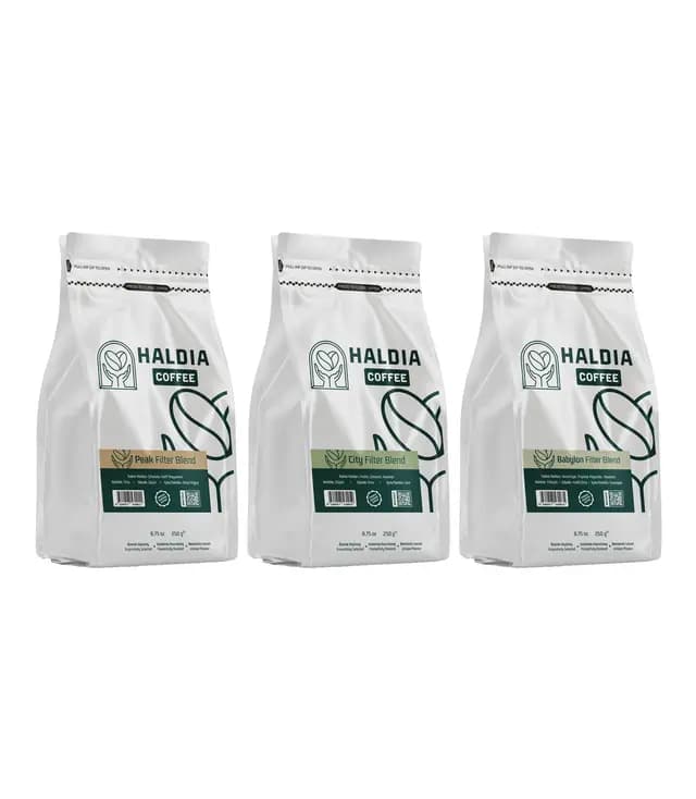 Haldia 3x250gr Filtre Kahve Blend Fırsat Paketi