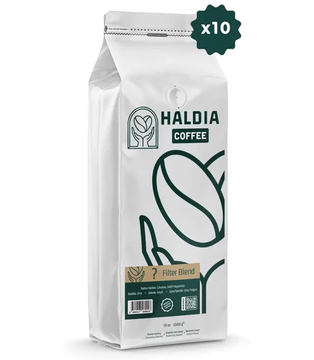 Haldia 10x1000gr Seçeceğiniz Filtre Kahve Blend Fırsat Paketi