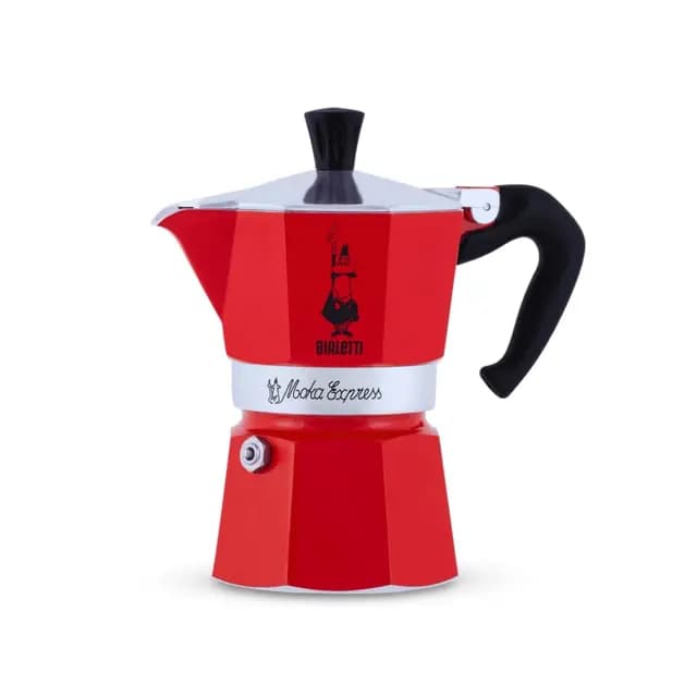 Bialetti Moka Express Kırmızı 3 Cup
