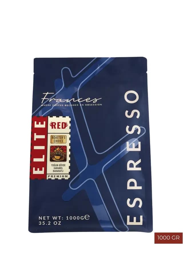 %100 Arabica Elite Red | Espresso | 1 Kg | Yüksek Yoğunluk