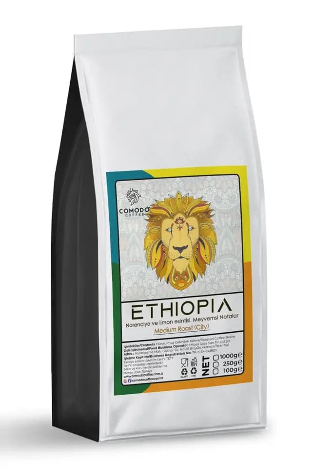 Comodo Coffee Etiyopya Kahvesi 1000 Gr.