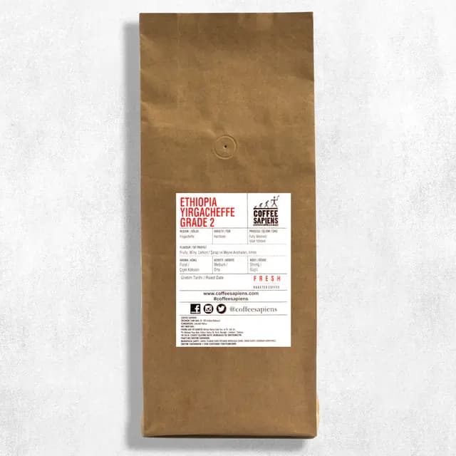 ETHIOPIA YIRGACHEFFE GRADE 2 1000 GR.