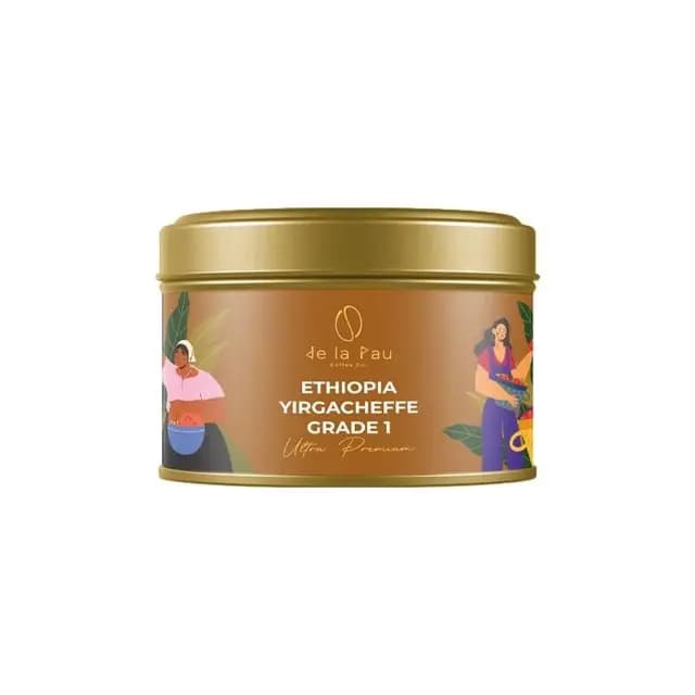 De La Pau Ethiopia Yirgacheffe Gr 1 Ultra Premium Seri Çekirdek Kahve 70 gr - Ultra Premium Kahveler
