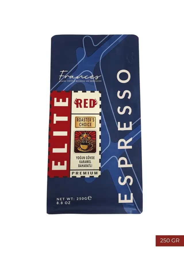 100 Arabica Elite Red| Espresso | 250 GR | Yüksek Yoğunluk