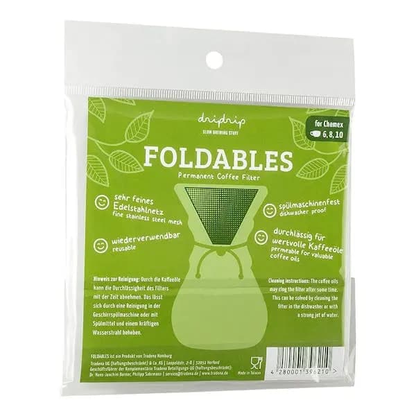 FOLDABLES HASIR METAL FILTRE CHEMEX