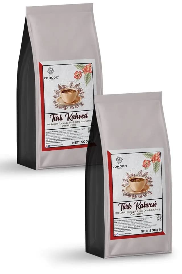 Comodo Coffee Türk Kahvesi Fırsat Paketi 2 x 500 Gr