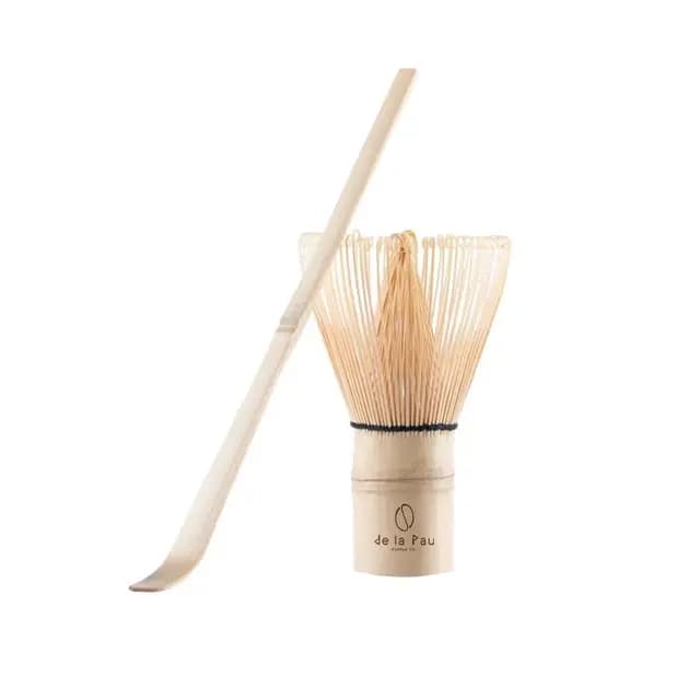 De La Pau Matcha Fırçası ve Kaşığı Seti - Demleme Ekipmanları