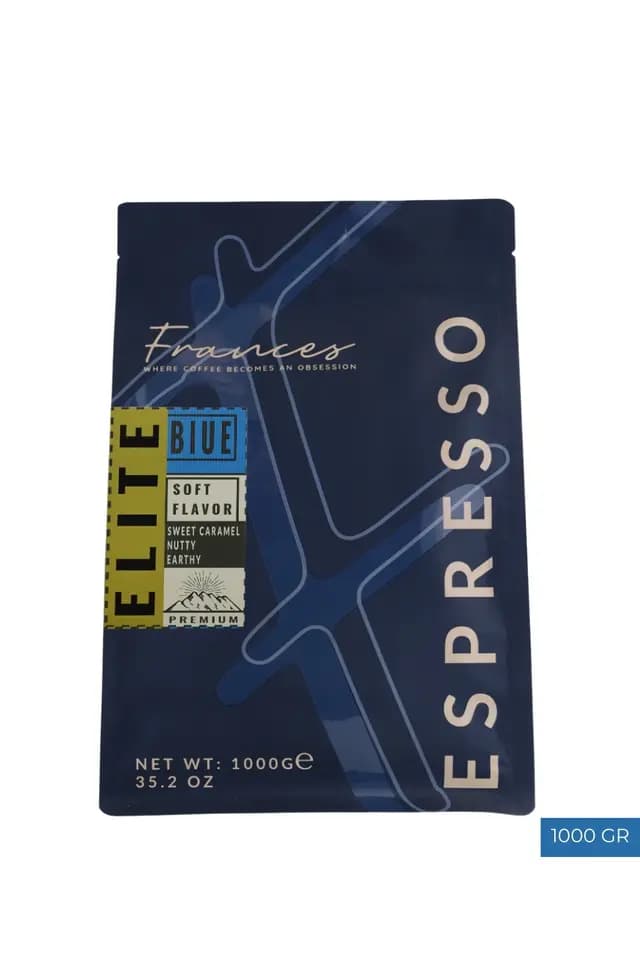 100% Arabica Elite Blue | Espresso | 1000 GR | Orta Yoğunluk