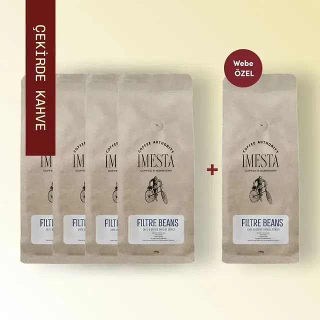 İmesta Toptan Filtre Kahve | 5 Al 4 Öde (5kg) - Ofis ve Kafe Paketi