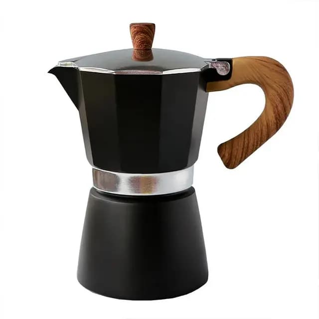 Black Goat 6 Cup Moka Pot Siyah