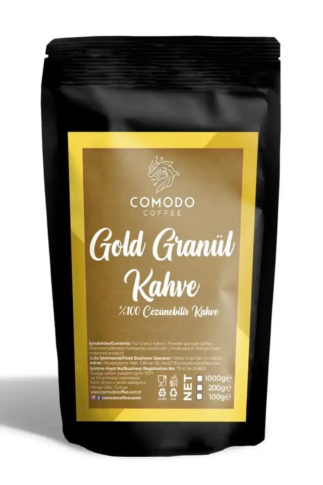 Comodo Coffee Gold Granül Çözünebilir Hazır Kahve 100g