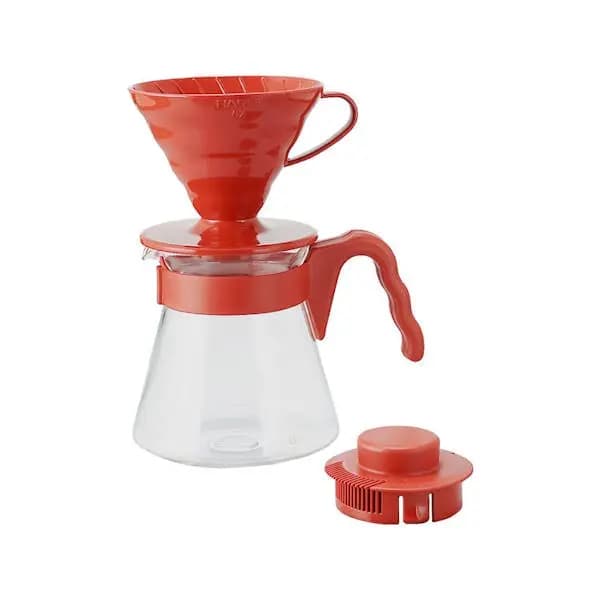 V60 02 PLASTIK SET KIRMIZI