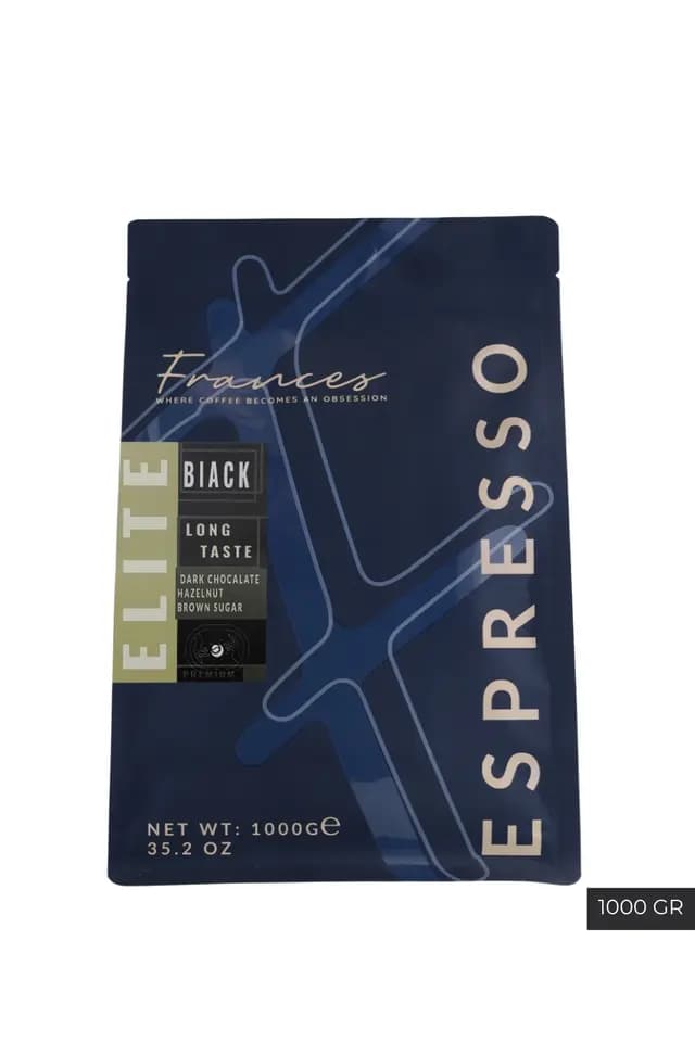 %100 Arabica Elite Black | Espresso | 1000 GR | Orta-Yüksek Yoğunluk